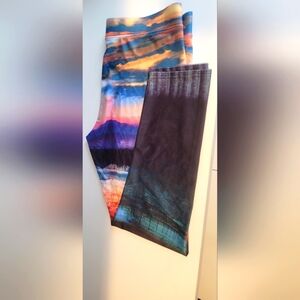 Ameican Eagle Colorful Abstract Leggings Size XL